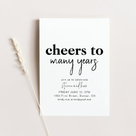 Grattis på årsdagen - festinbjudan inbjudningar