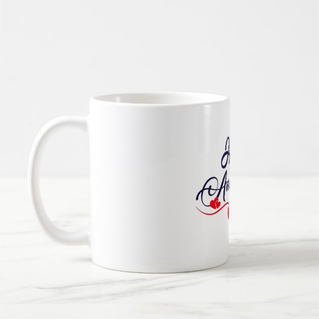 Grattis på årsdagen kaffemugg (Vänster)