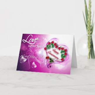 Grattis på årsdagen - Kärlek (Kristen) Kort