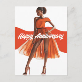 Grattis på årsdagen underbara. Melanin Sista Svart Vykort