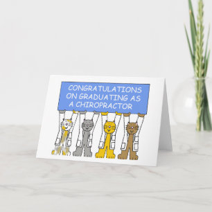 Grattis på att avlägga examen som en Chiropractor. Kort