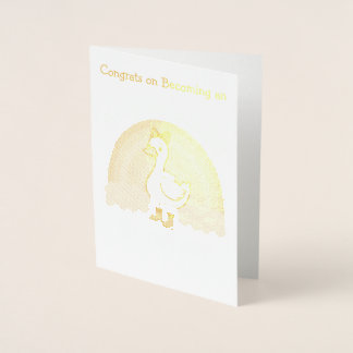 Grattis på att du blev en folierat kort