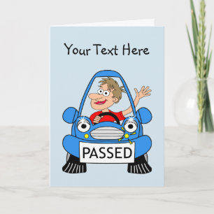 Grattis på att passera ditt förarprov kort