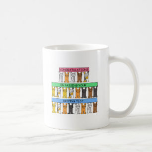 Grattis på att passera ditt körningsprov kaffemugg