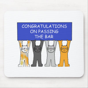 Grattis på att passera pubexam.en musmatta
