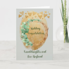 Grattis på bröllopet till sondotter & make kort