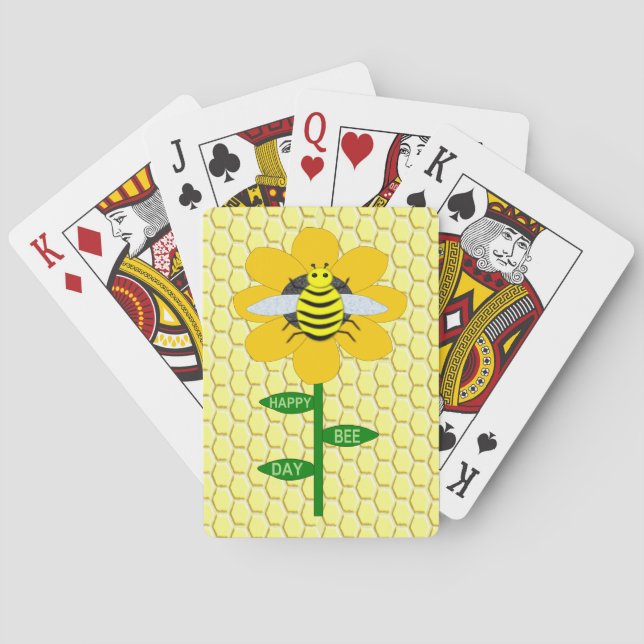 Grattis på Bumblebee-födelsedagen Casinokort (Baksidan)