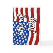 Grattis på den amerikanska nationaldagen Hälsnings