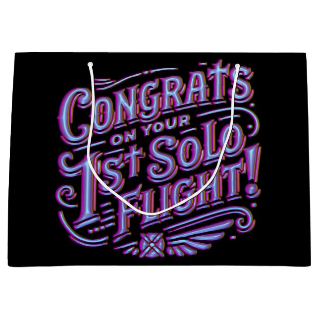 Grattis på din 1:a Solo Flygning (Framsidan)