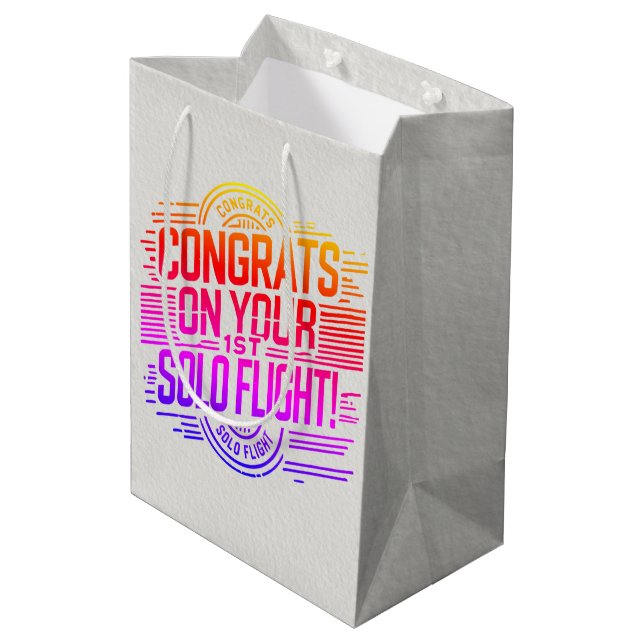 Grattis på din 1:a Solo Flygning (Baksidan Vinklad)