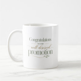 Grattis på din befordran kaffemugg