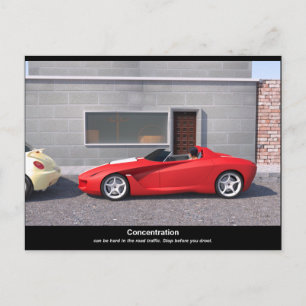 Grattis på din förarlicens (engelska) vykort