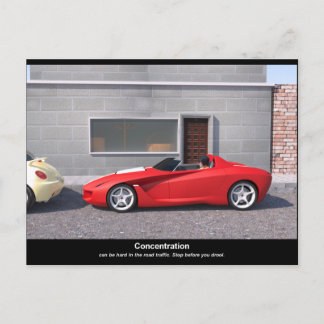 Grattis på din förarlicens (engelska) vykort