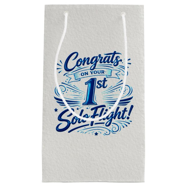 Grattis på din första soloflygning! (Framsidan)