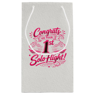 Grattis på din första soloflygning!