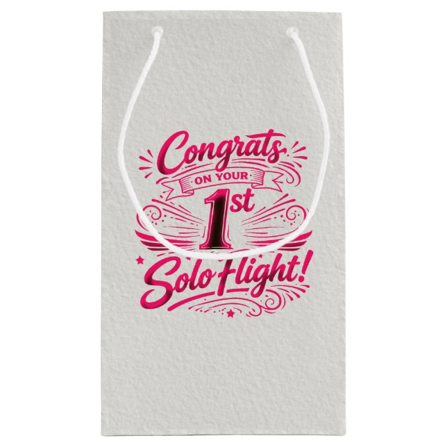 Grattis på din första soloflygning! (Baksidan)