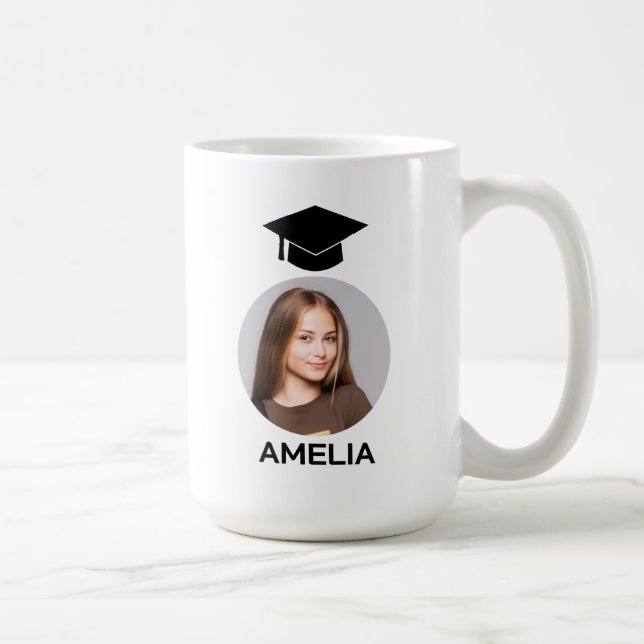 Grattis på din milstolpspresent för examen kaffemugg (Höger)