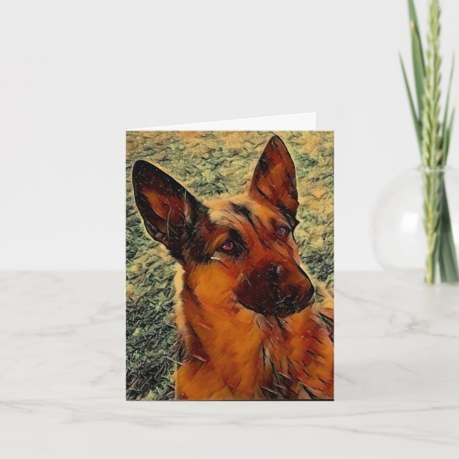 Grattis på din nya valp! kort (Framsida)