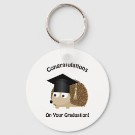 Grattis på din Studenten Hedgehog Nyckelring