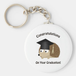 Grattis på din Studenten Hedgehog Nyckelring