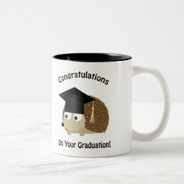Grattis på din Studenten Hedgehog Två-Tonad Mugg