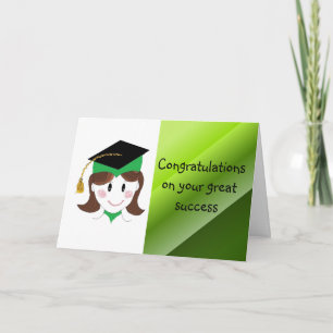 Grattis på din studenten kort