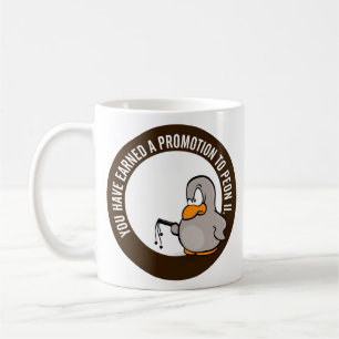 Grattis på din väl tjänade befordran kaffemugg