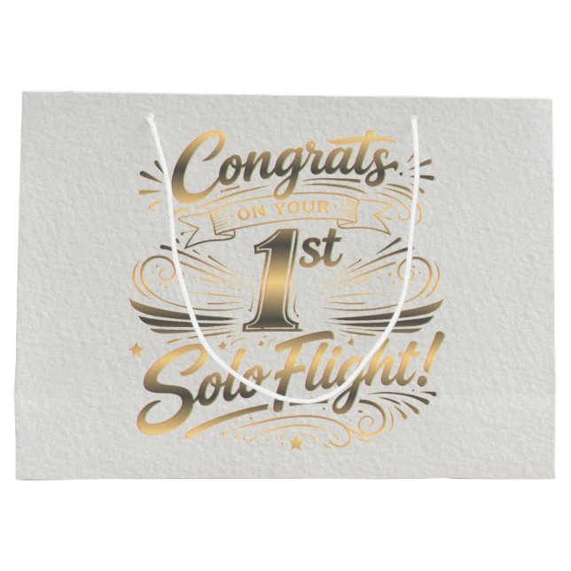 Grattis på ditt första soloflyg (Baksidan)