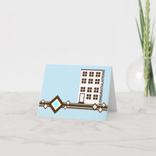 grattis på ditt nya hem: condo hög-fi kort