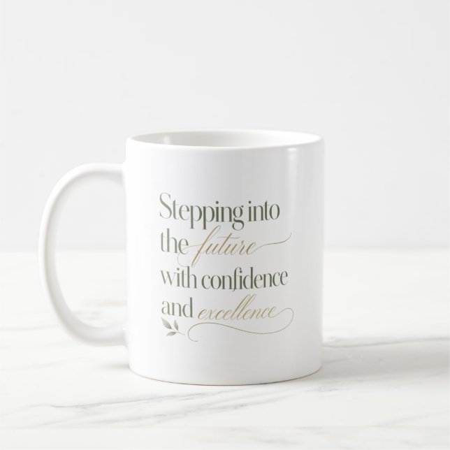 Grattis på ditt nya jobb medarbetare kaffemugg (Vänster)