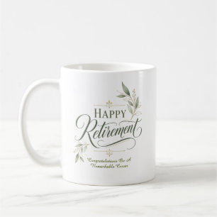 Grattis på en anmärkningsvärd karriär kaffemugg