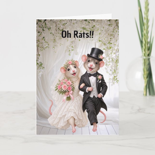 Grattis på er äktenskap kort (Framsida)