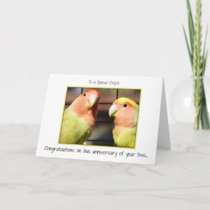 Grattis på er årsdag kort