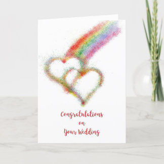 Grattis på er bröllop lesbiska eller homosexuella kort