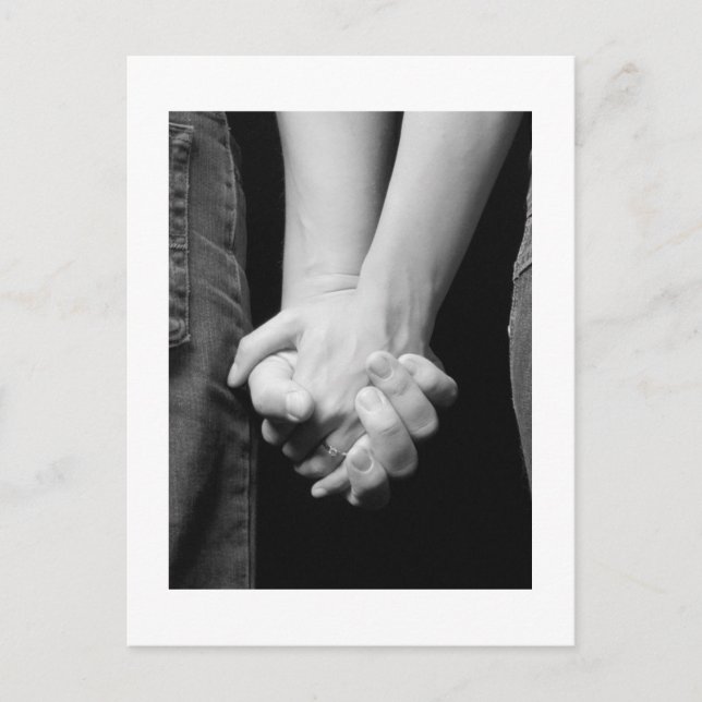 Grattis på er förlovning vykort (Framsida)