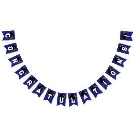 Grattis på Examen Blå Vimplar