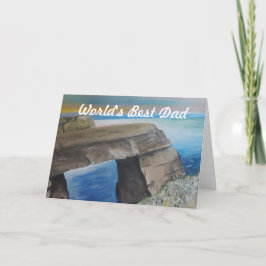 Grattis på faderns dag-kort kort