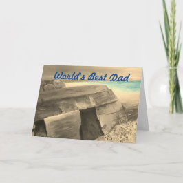 Grattis på faderns dag-kort kort