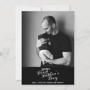 Grattis på fadersdagen Elegant typografi Foto