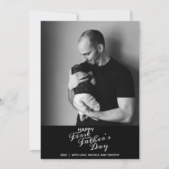 Grattis på fadersdagen Elegant typografi Foto (Framsida)