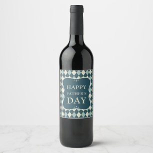 Grattis på fars dag, Argyle Vinflaska Etikett