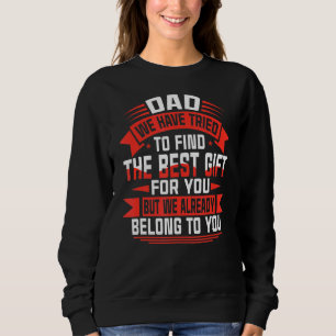 Grattis på fars dag Bästa pappa från dotter son T Shirt