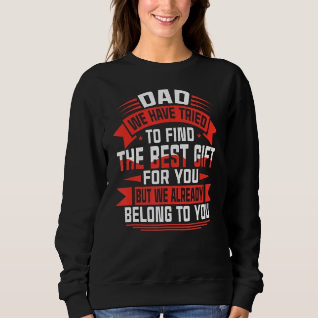 Grattis på fars dag Bästa pappa från dotter son T Shirt (Framsida)