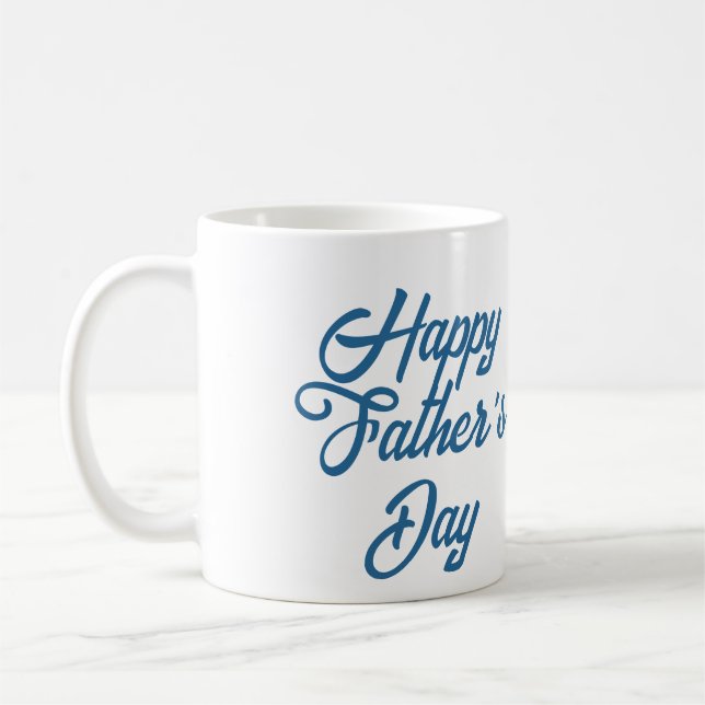 Grattis på fars dag grå namn kärlek bästa Pappa nå Kaffemugg (Vänster)