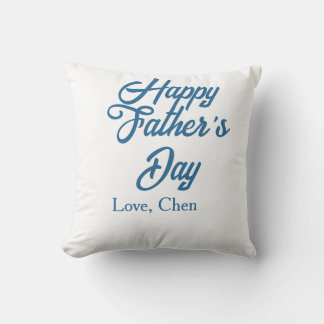 Grattis på fars dag grå namn kärlek bästa Pappa nå Kudde