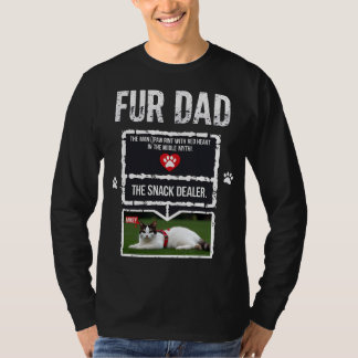 Grattis på fars dag, kattpappa, jag älskar min pap t shirt
