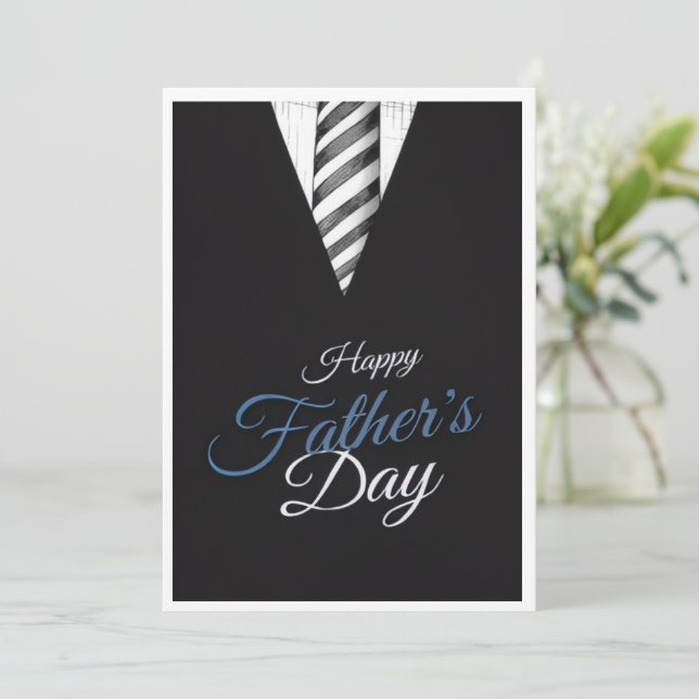 Grattis på fars dag kort (Stående Fram)