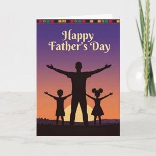 Grattis på fars dag-kort helgkort