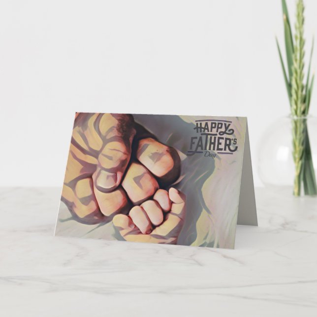 Grattis på fars dag-kort kort (Framsida)