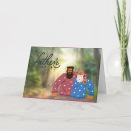 Grattis på fars dag-kort kort